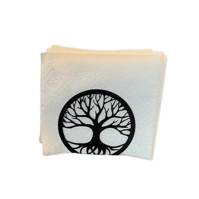 IRON NAPKIN HOLDER TREE OF LIFE (BLACK)